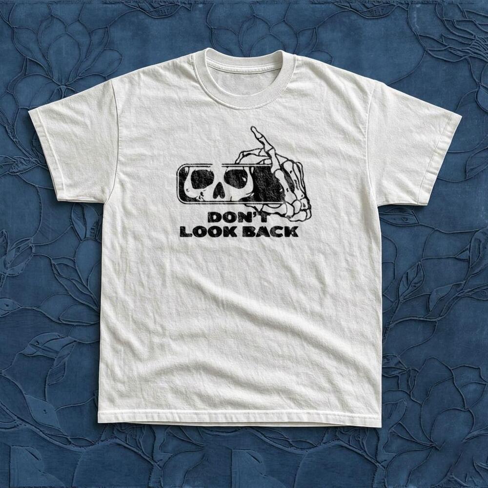 Gildan Don_T Back Skull Design Tee Shirt